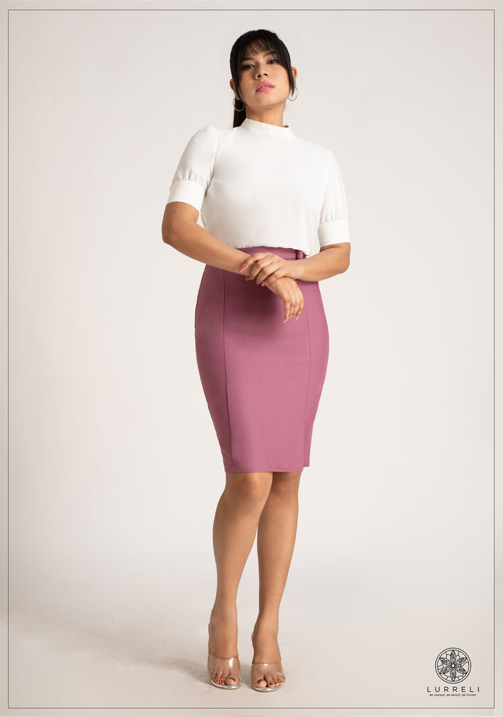 Front Split Pencil Skirt