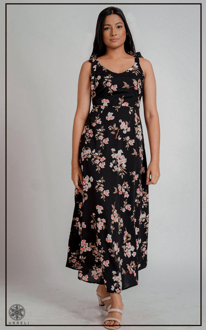 Sleeveless Printed Dress