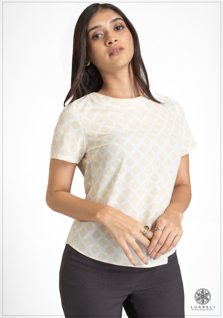 short sleeve Round Neck tops