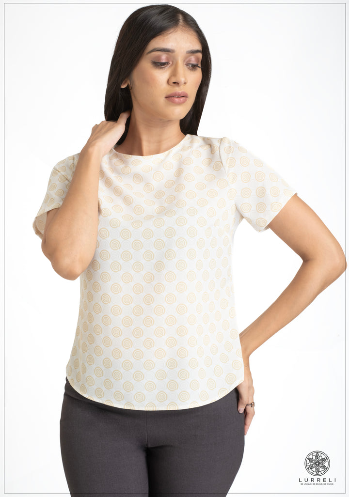 short sleeve Round Neck tops