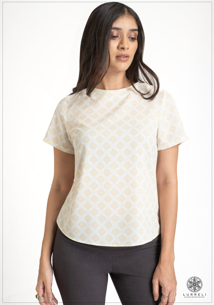 short sleeve Round Neck tops