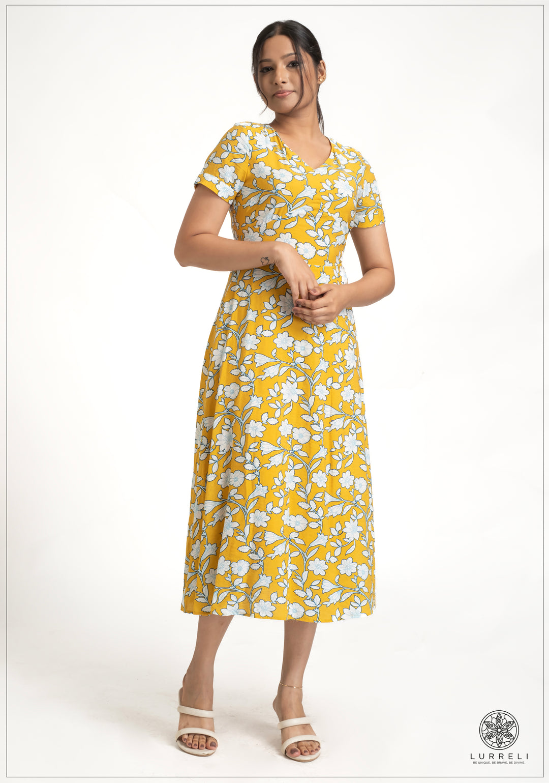 Printed Floral Dress