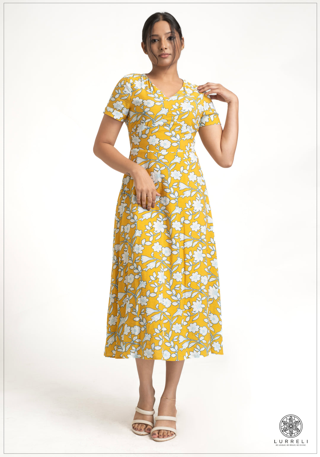 Printed Floral Dress