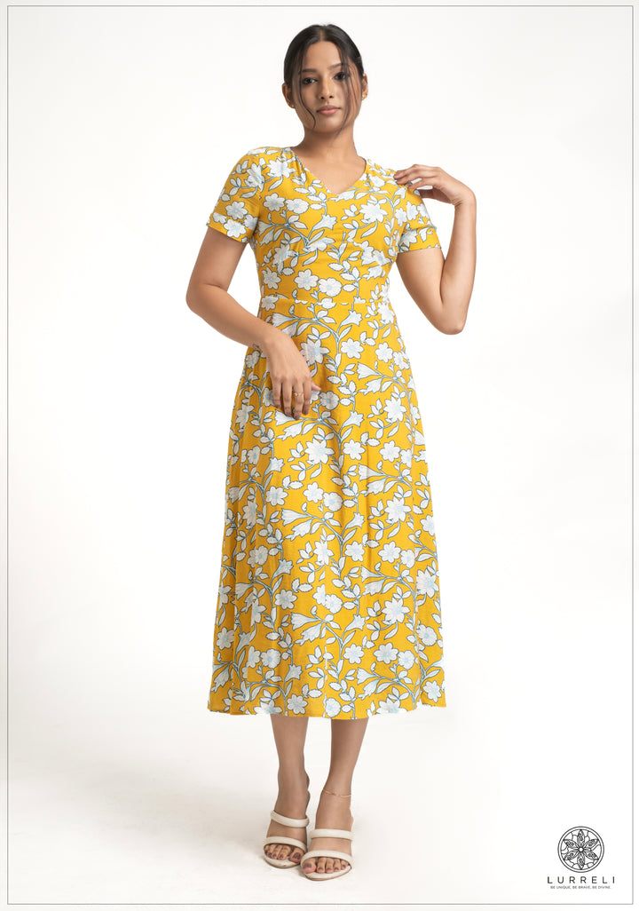 Printed Floral Dress