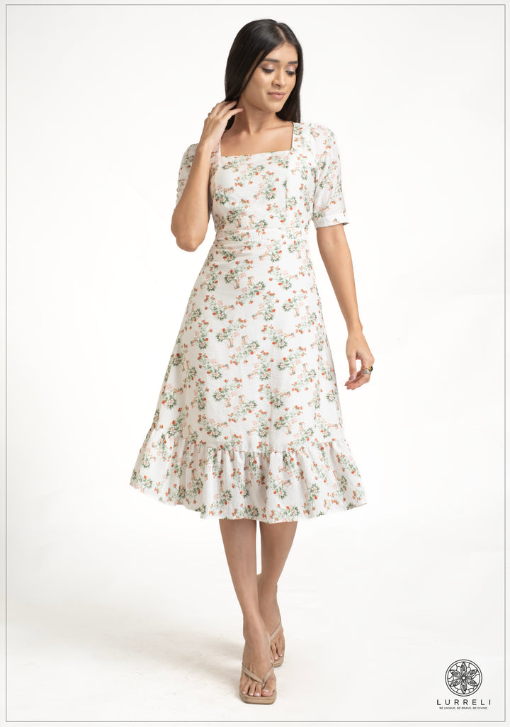 Printed Floral Dress