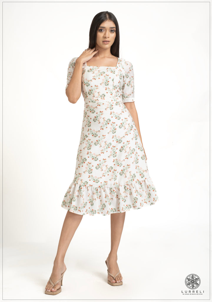 Printed Floral Dress