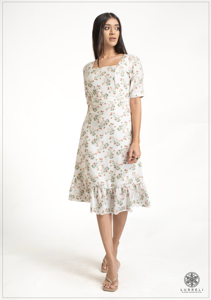 Printed Floral Dress