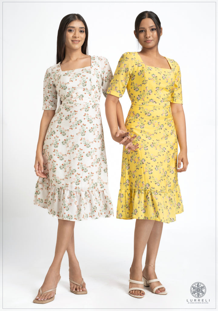 Printed Floral Dress