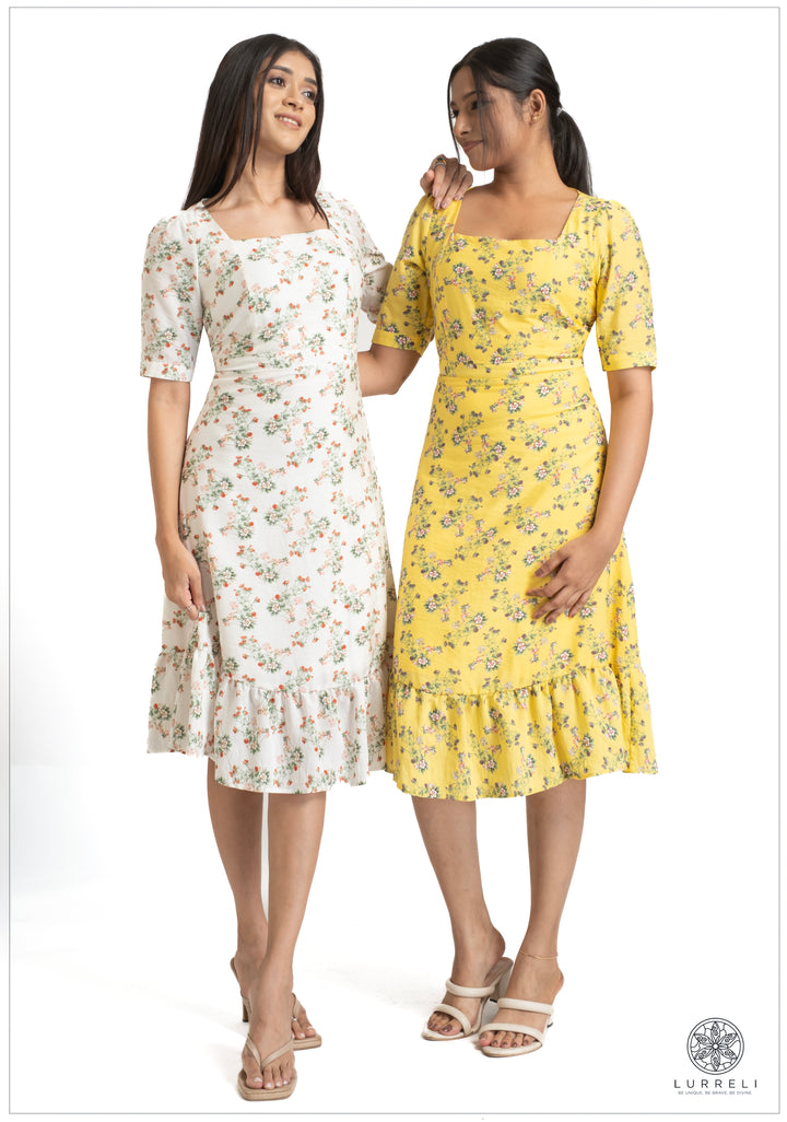 Printed Floral Dress