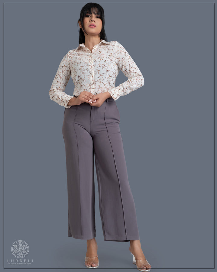 Printed Work Wear Blouse