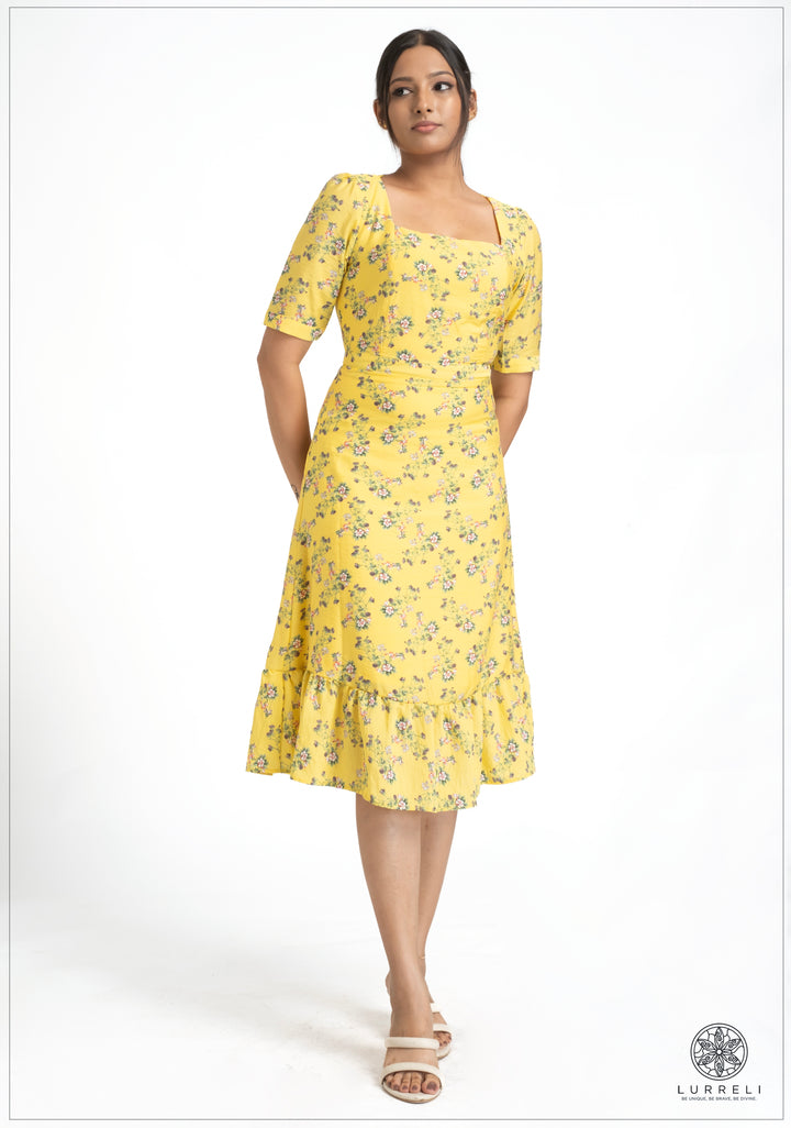 Printed Floral Dress