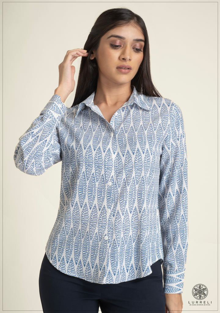 Printed Work Wear Blouse