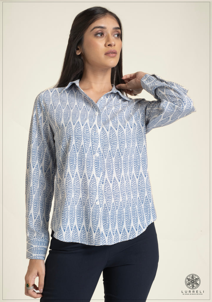 Printed Work Wear Blouse