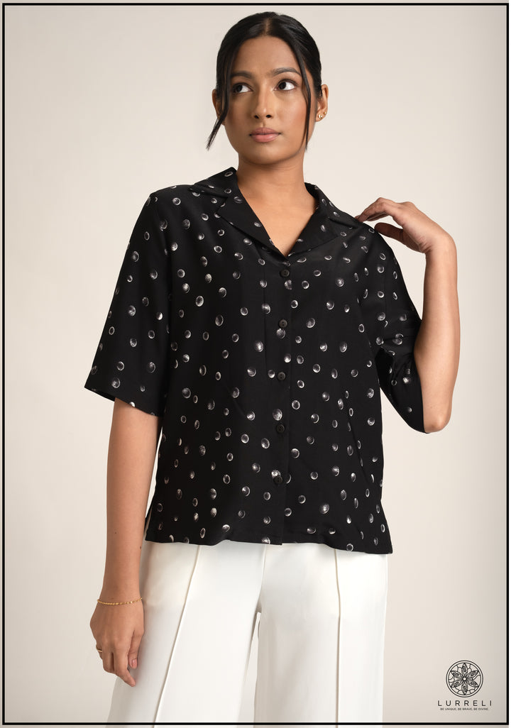 Blazer Collar Basic Blouse