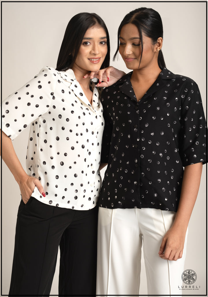 Blazer Collar Basic Blouse