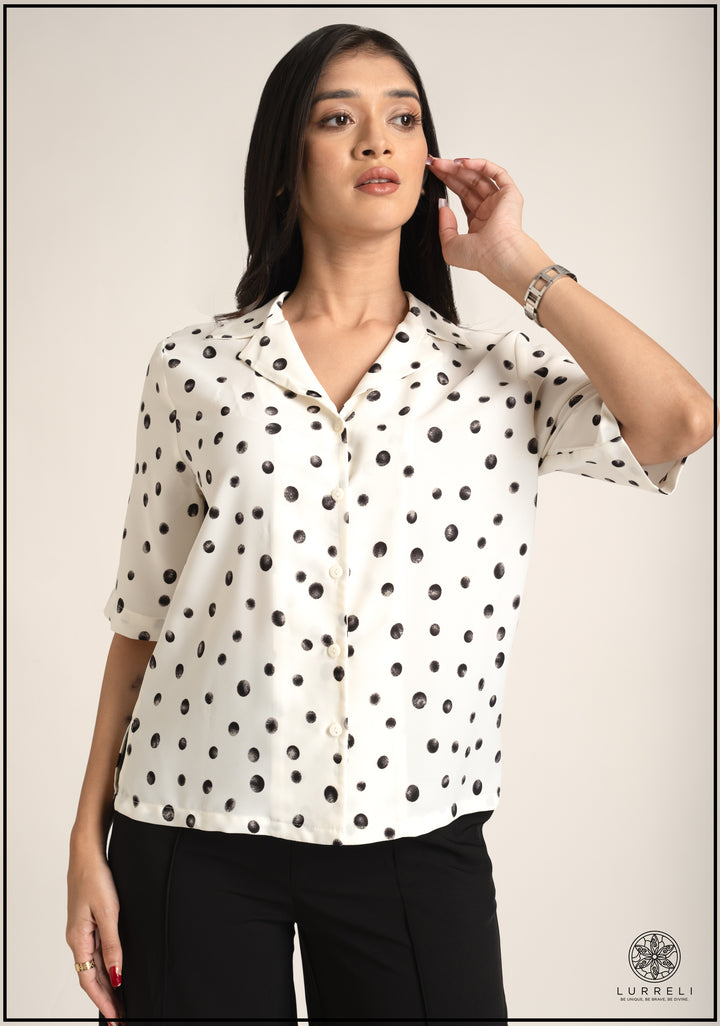 Blazer Collar Basic Blouse