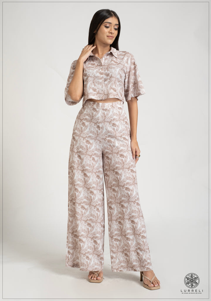 Flared High-Waist Pant