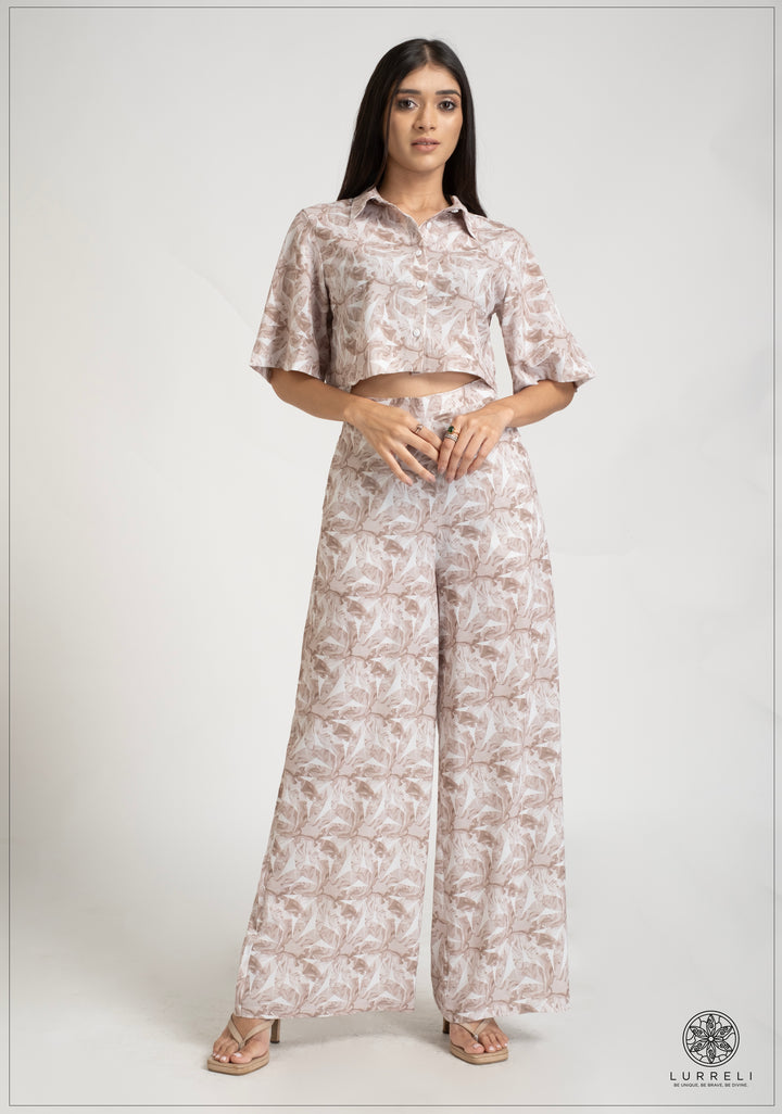 Flared High-Waist Pant