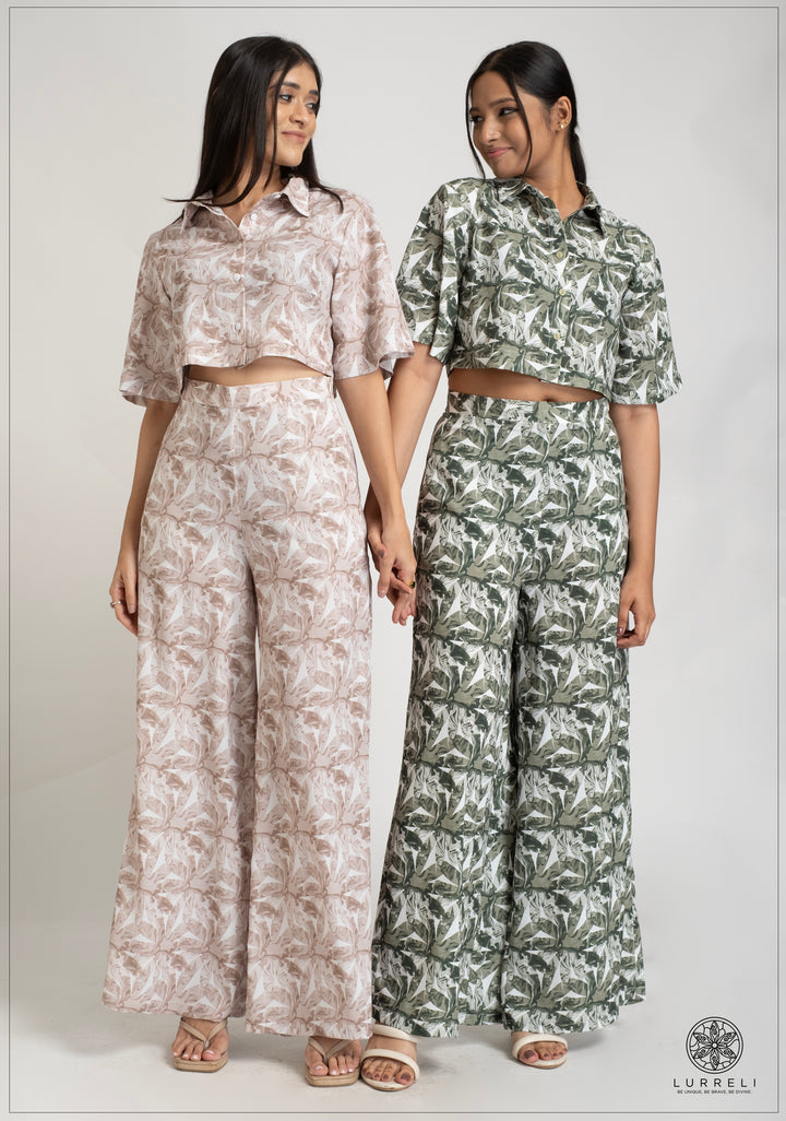 Flared High-Waist Pant