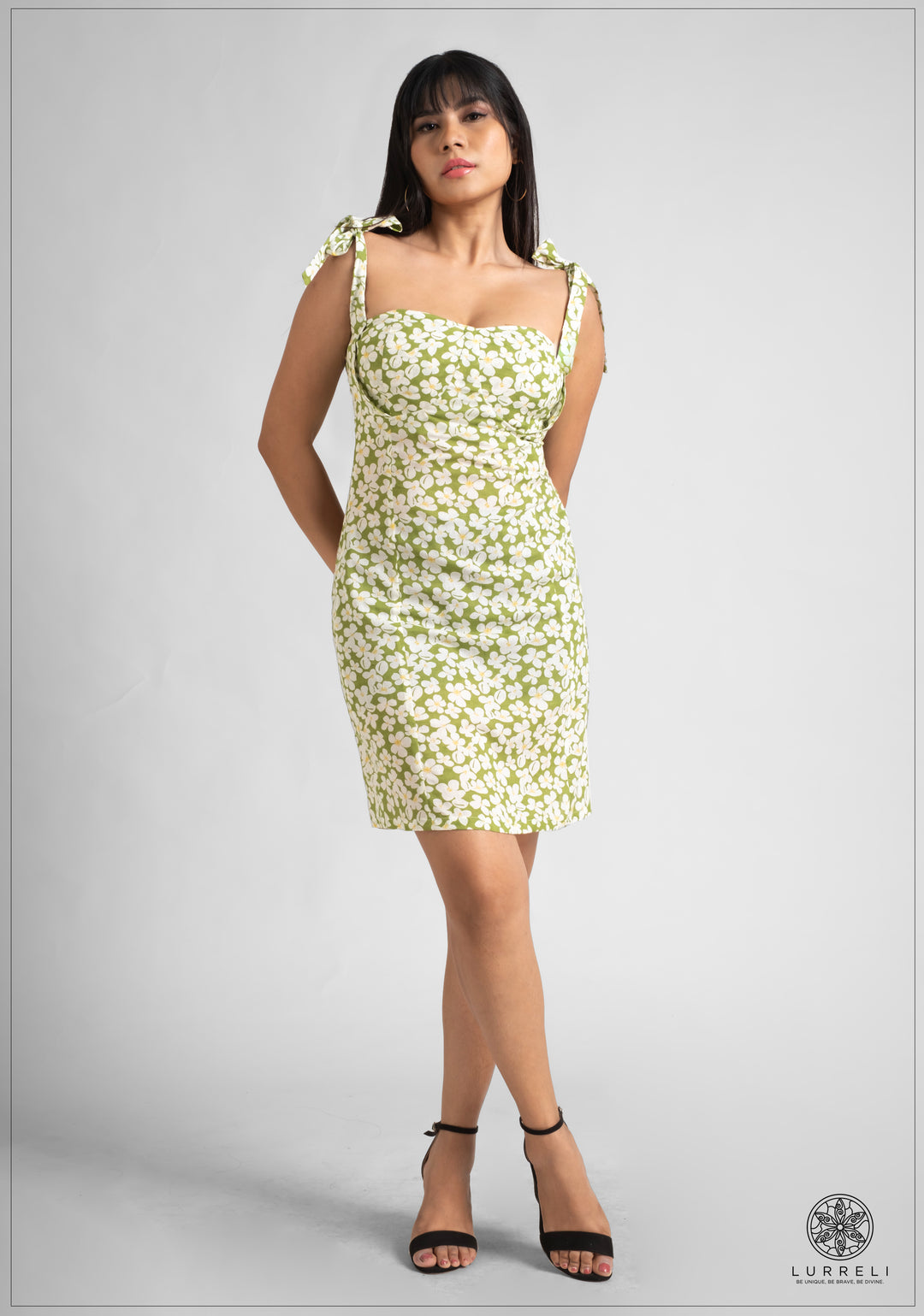 Floral Bustier Mini Dress