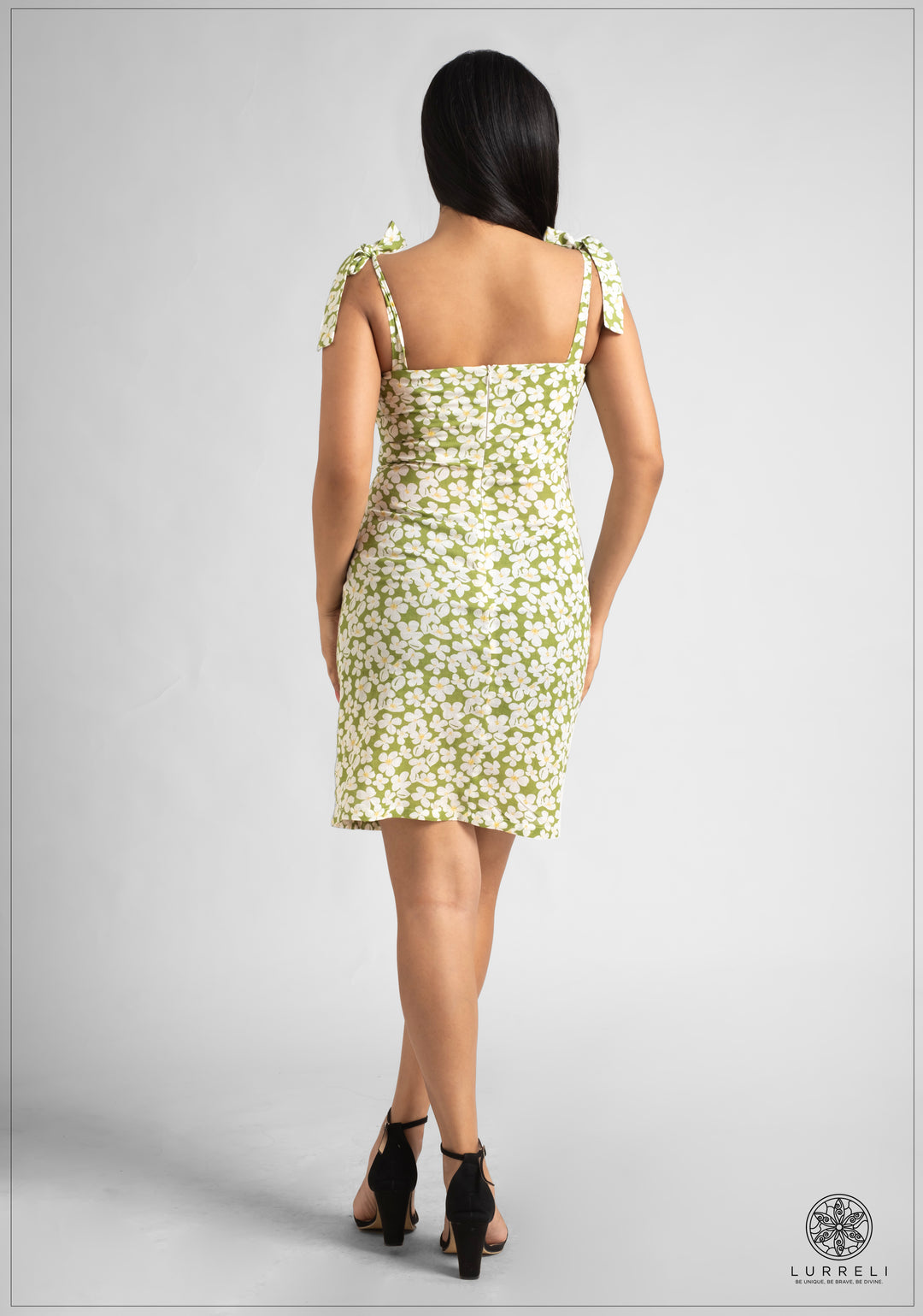 Floral Bustier Mini Dress