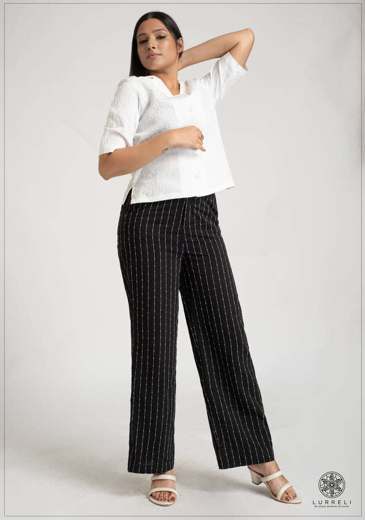 Flared High-Waist Pant