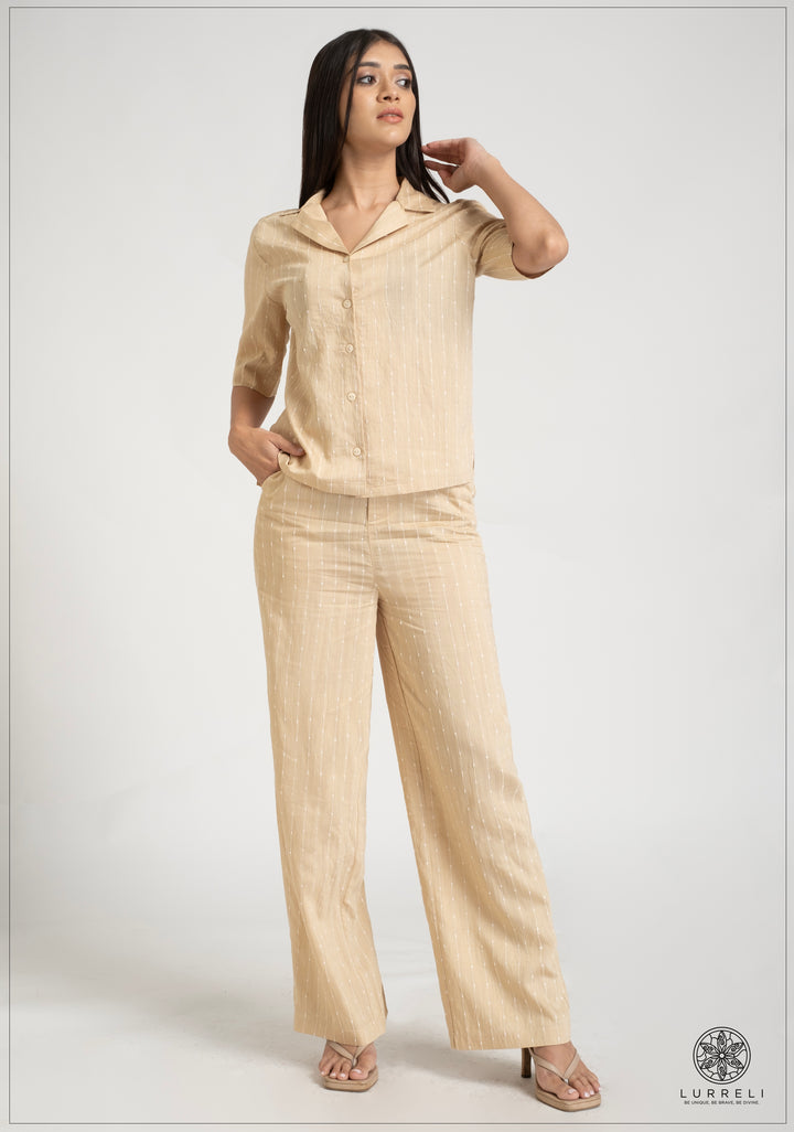 Flared High-Waist Pant