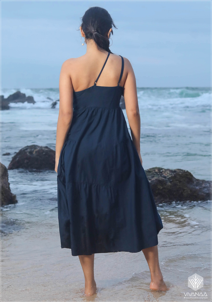 One Shoulder Strappy Dress