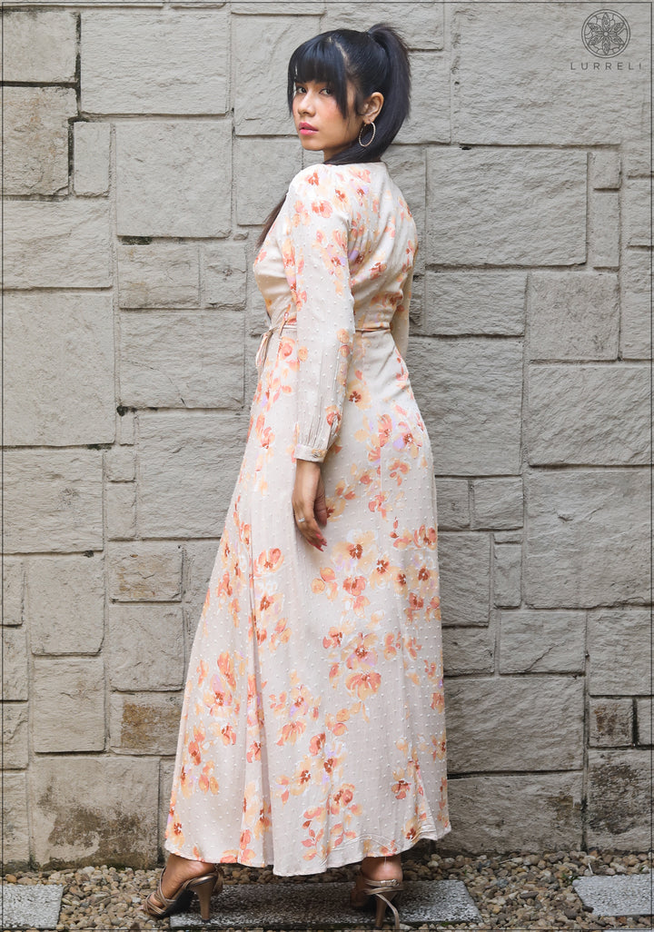 Floral Wrap Maxi Dress