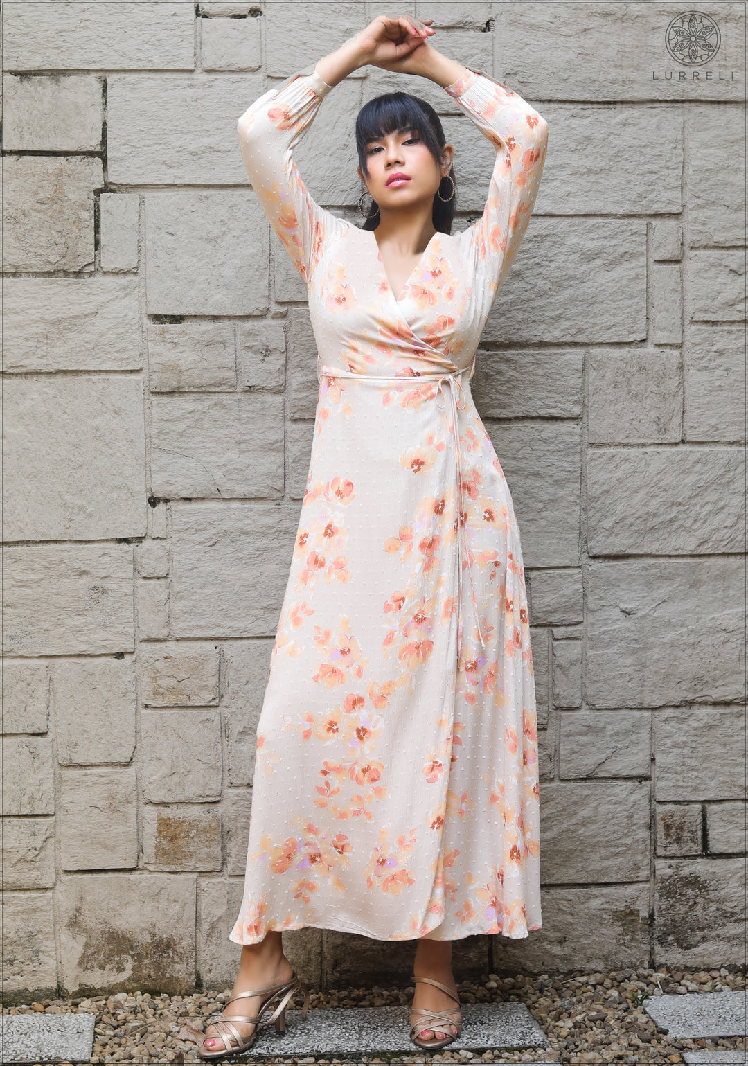 Floral Wrap Maxi Dress