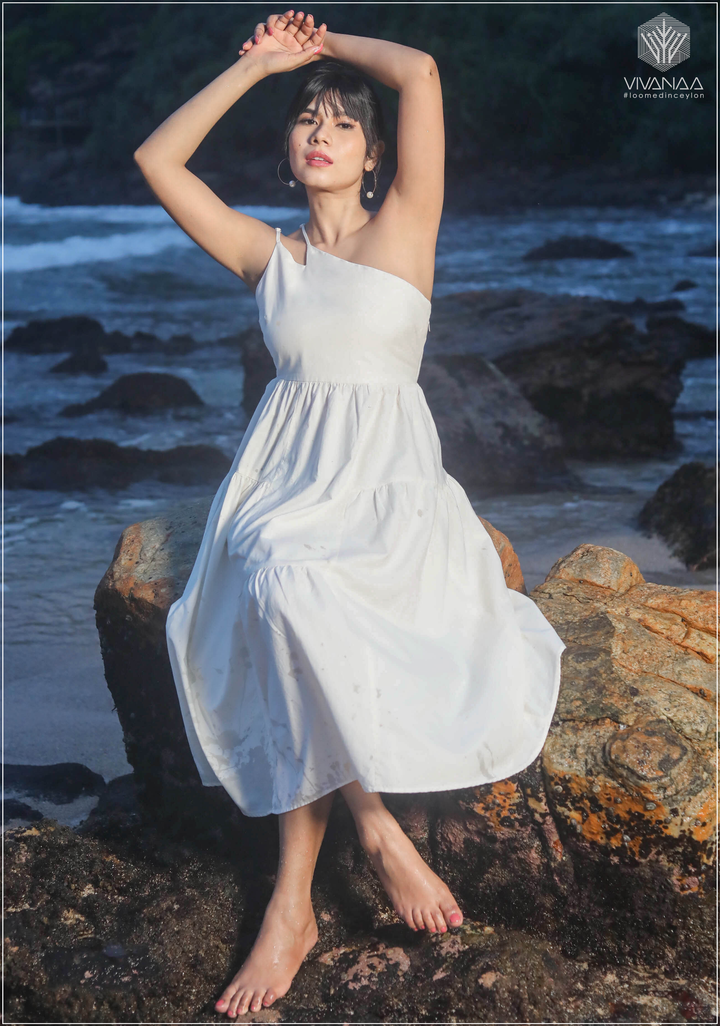 One Shoulder Strappy Dress