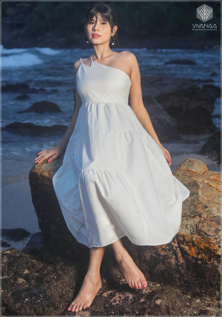 One Shoulder Strappy Dress