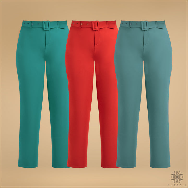 Belt Detail Pencil Cut Pant