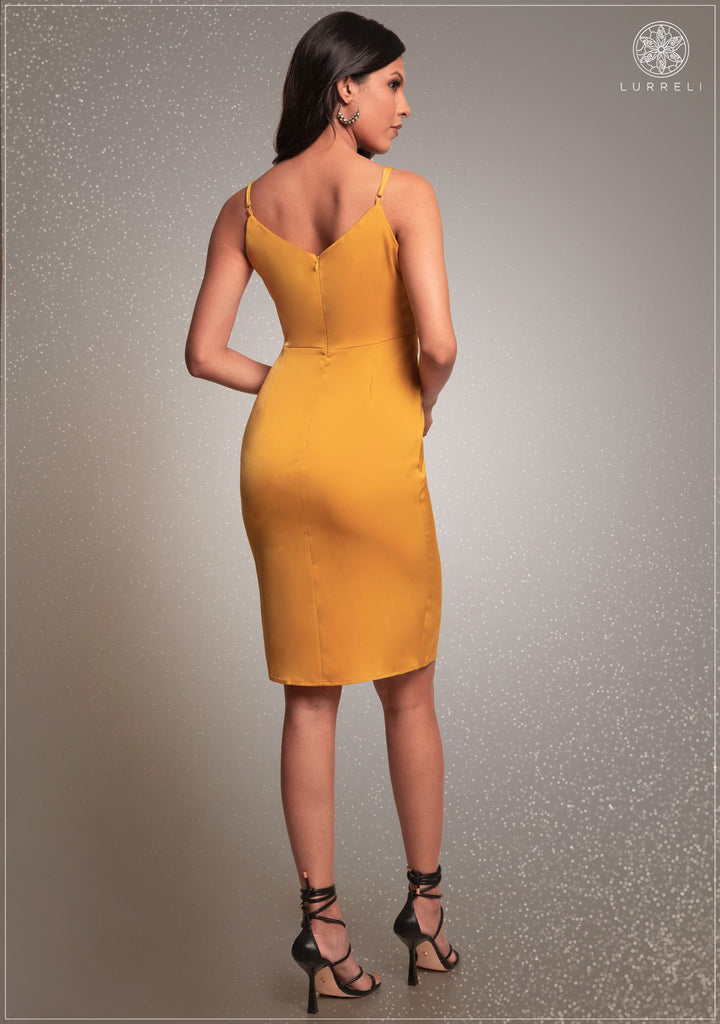 Ruched Detail Strappy Dress