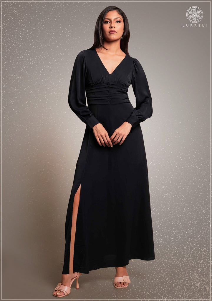 Split Thigh Detail Evening Dress