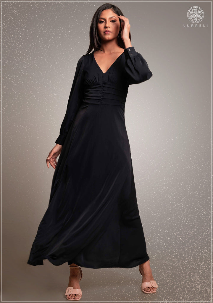 Split Thigh Detail Evening Dress