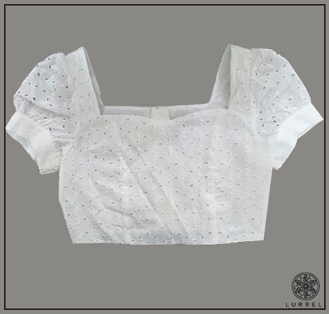 Balloon Sleeve Ruched Detail Top