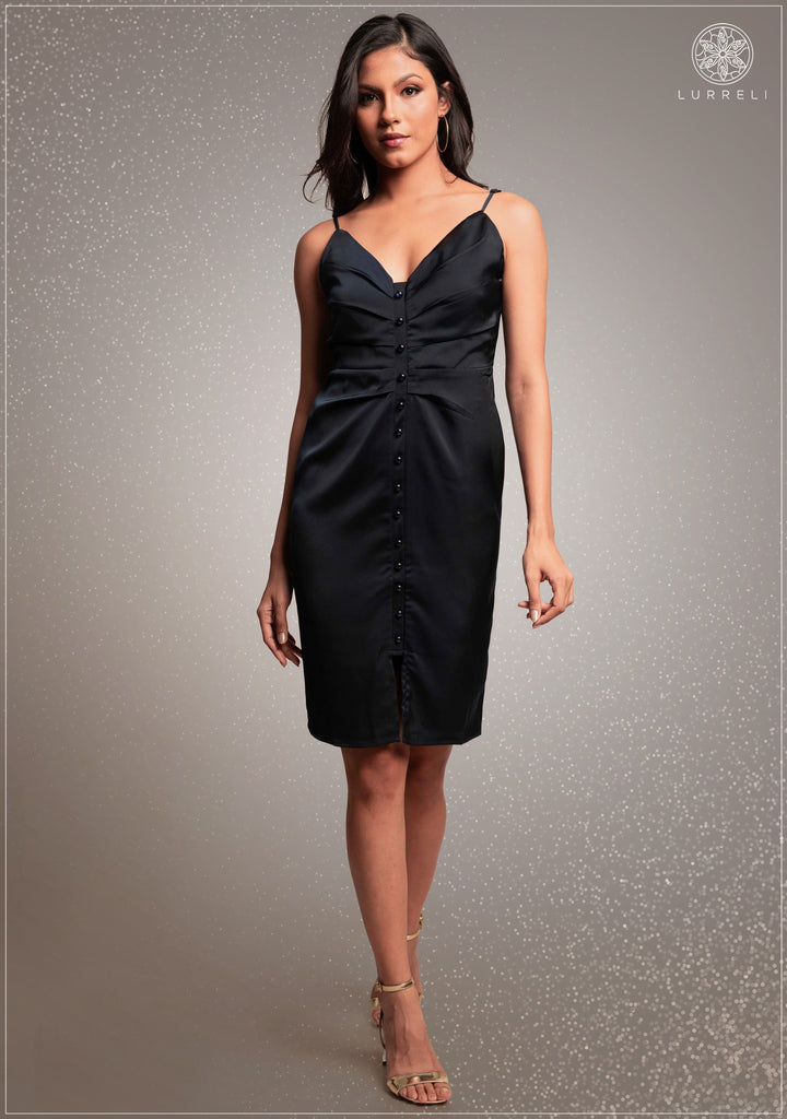 Ruched Detail Strappy Dress