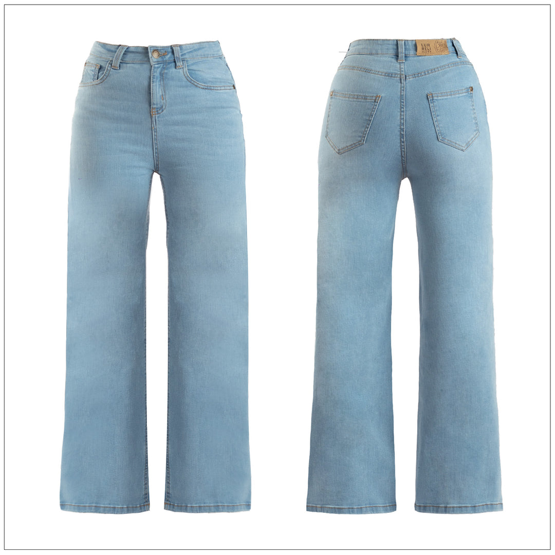 High Waist Wide Leg Jean - Super Light Wash