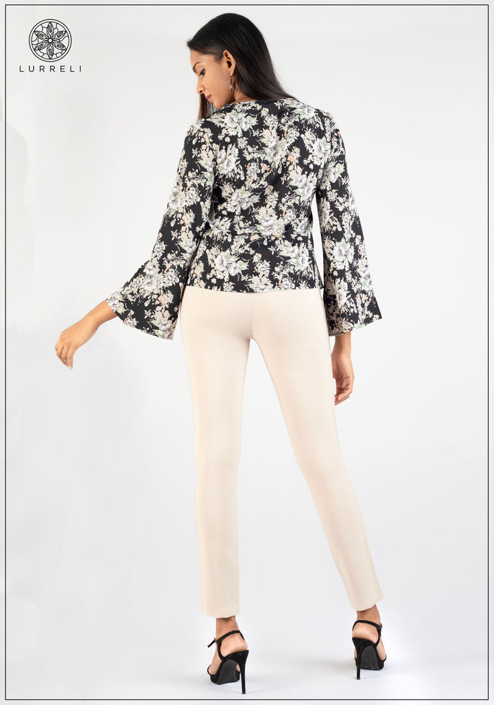 Bell Sleeve Work Wear Top