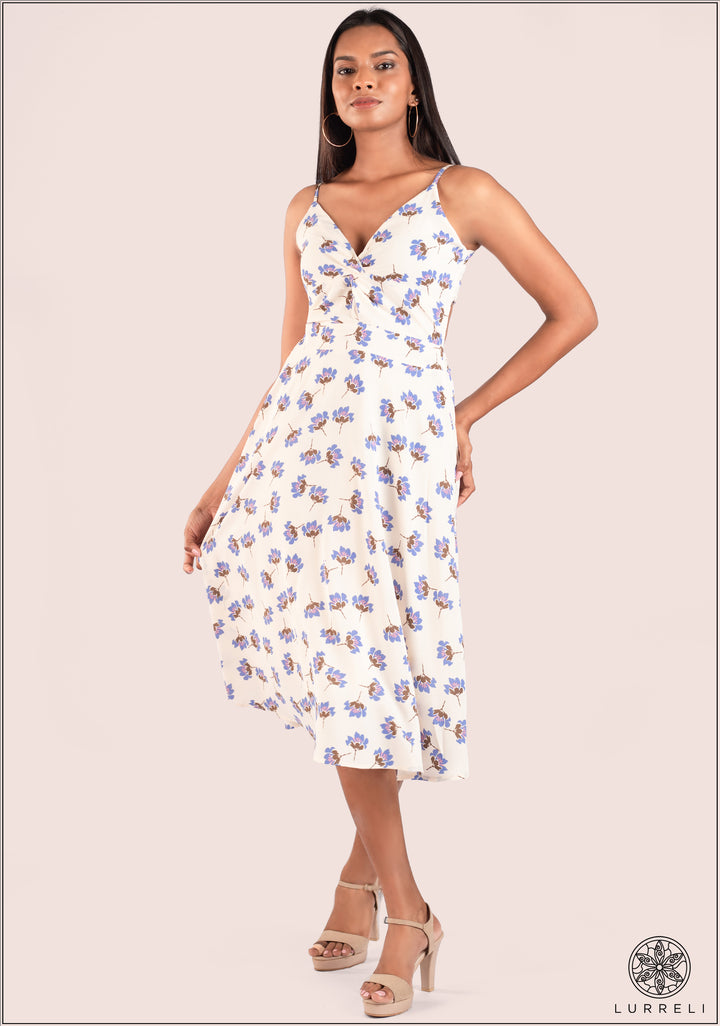 Sleeveless Printed Dress