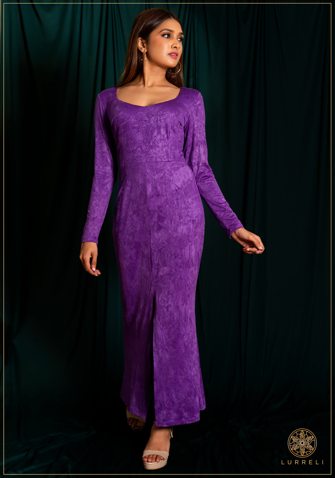 Sweetheart Neck Fishtail Hem Dress