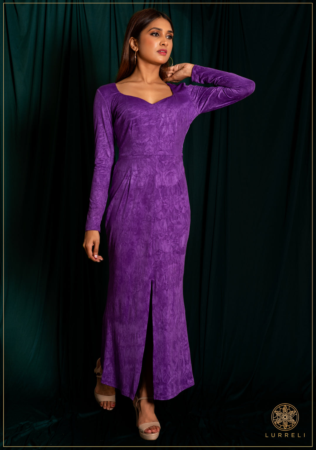 Sweetheart Neck Fishtail Hem Dress