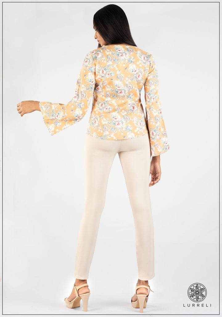 Bell Sleeve Work Wear Top