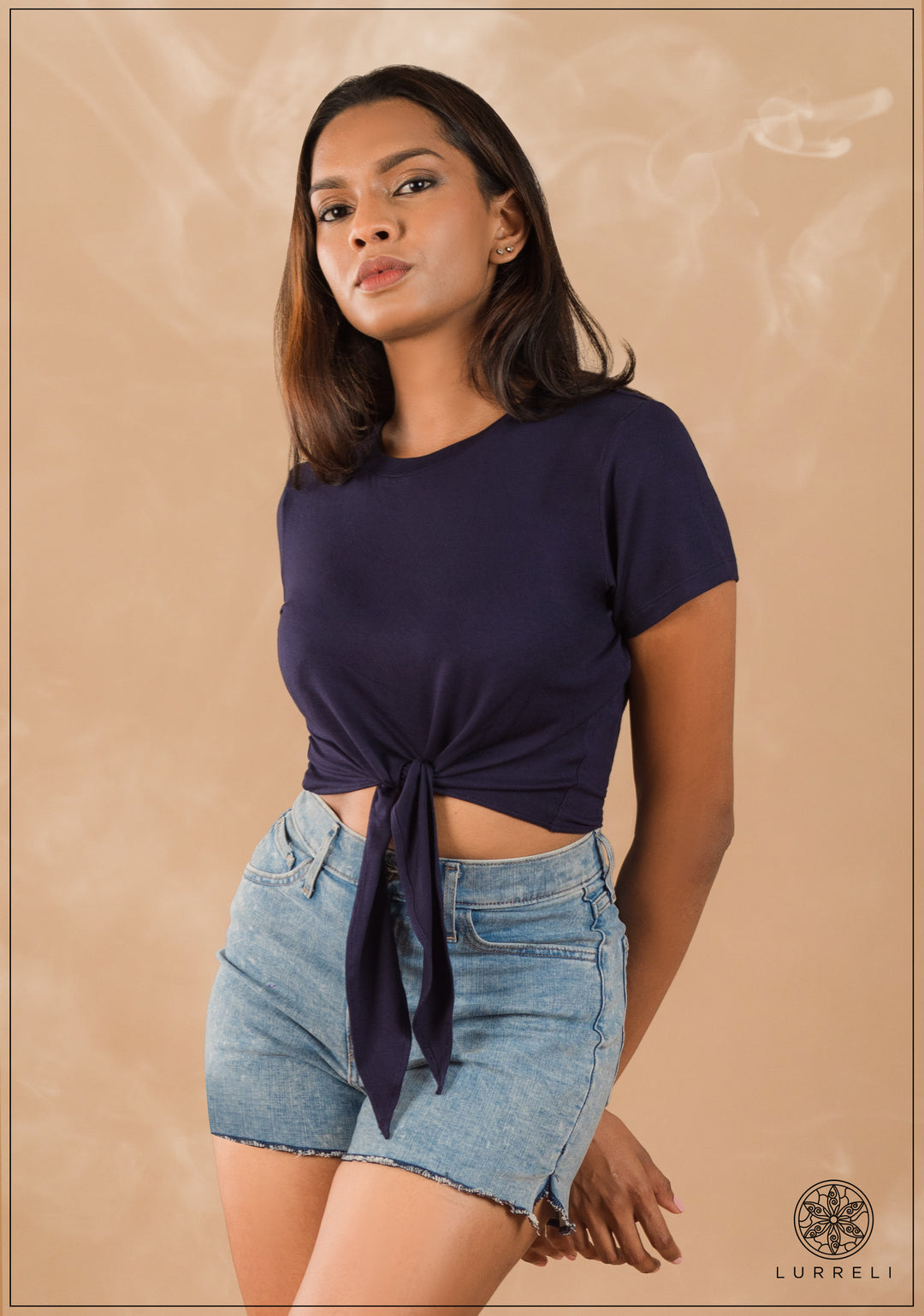 Tie Up Detail Crop Top