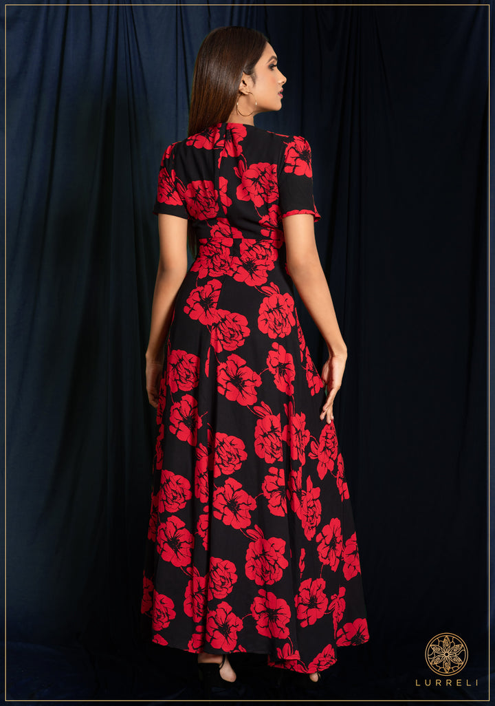 Floral Printed Maxi Dress