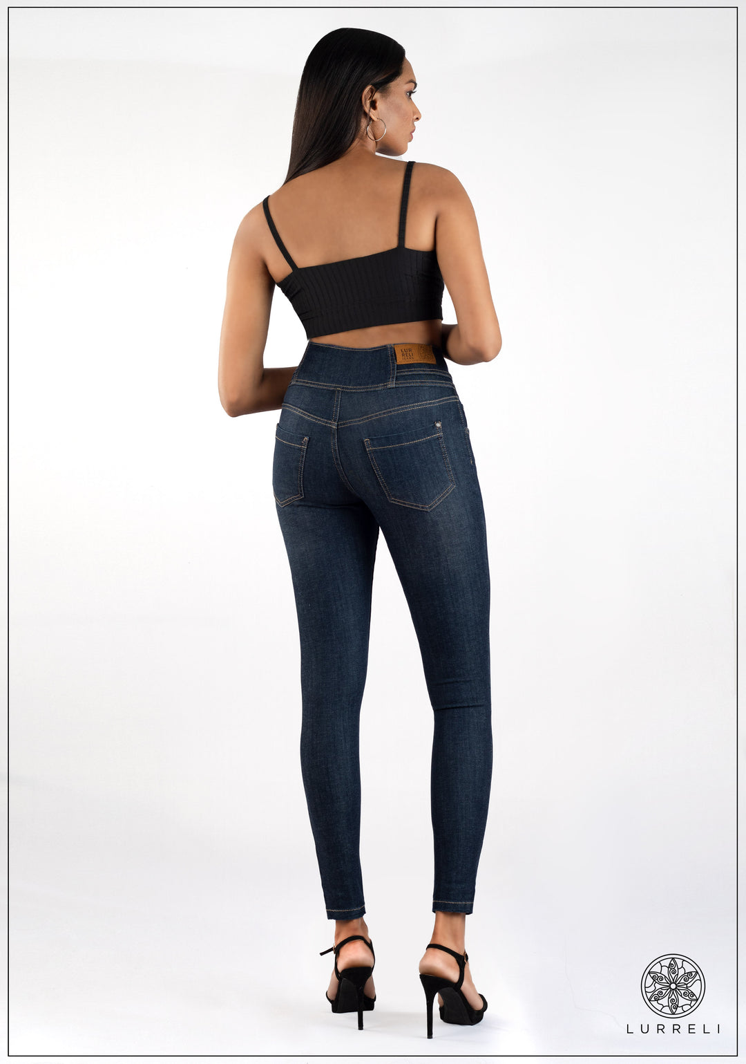 High Waist Slim Fit Jean - Dark Wash
