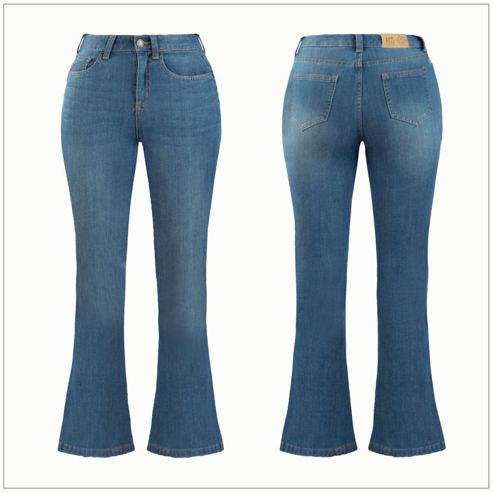 High Waist Boot Cut Jean - Light Wash