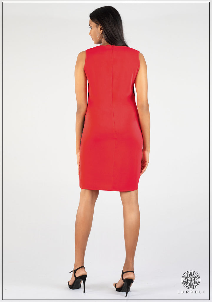 Contrast Work Wear Dress