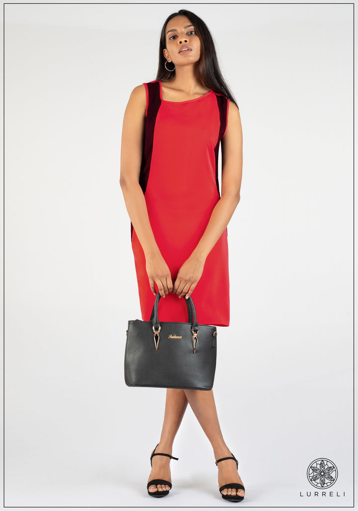 Contrast Work Wear Dress